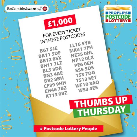 postcode lottery daily prize|winning postcode lottery postcodes.